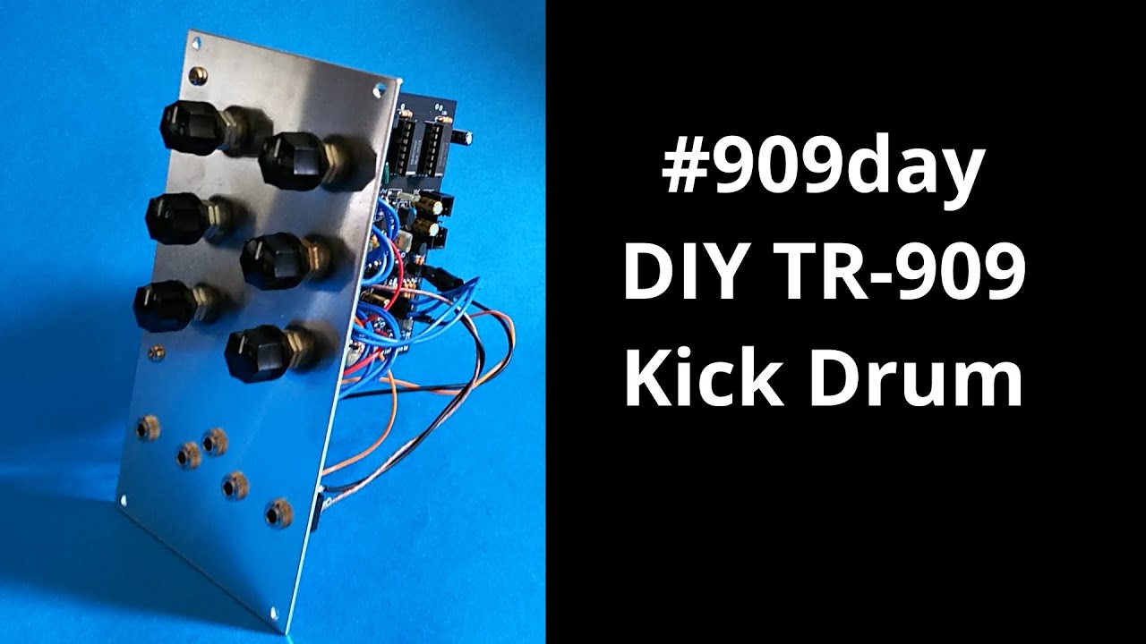 Happy 909day 2025 /DIY TR-909 Bassdrum / Nein Oh Nein Hexinverter