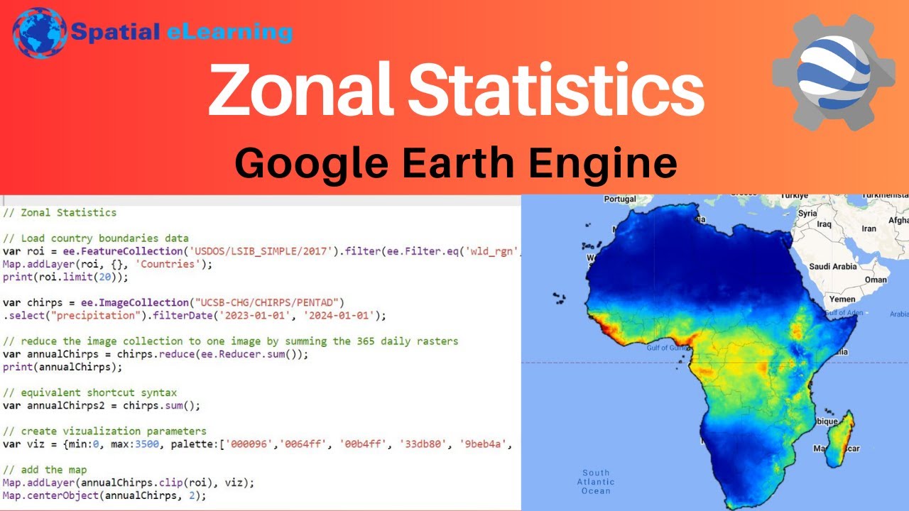 Анализ зональной статистики с использованием Google Earth Engine