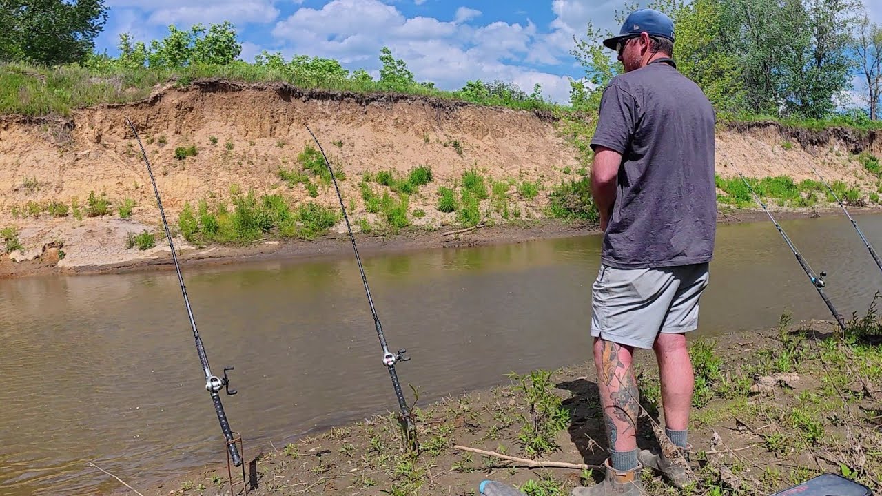 Bank Fishing A SMALL RIVER!! (We crushed them)