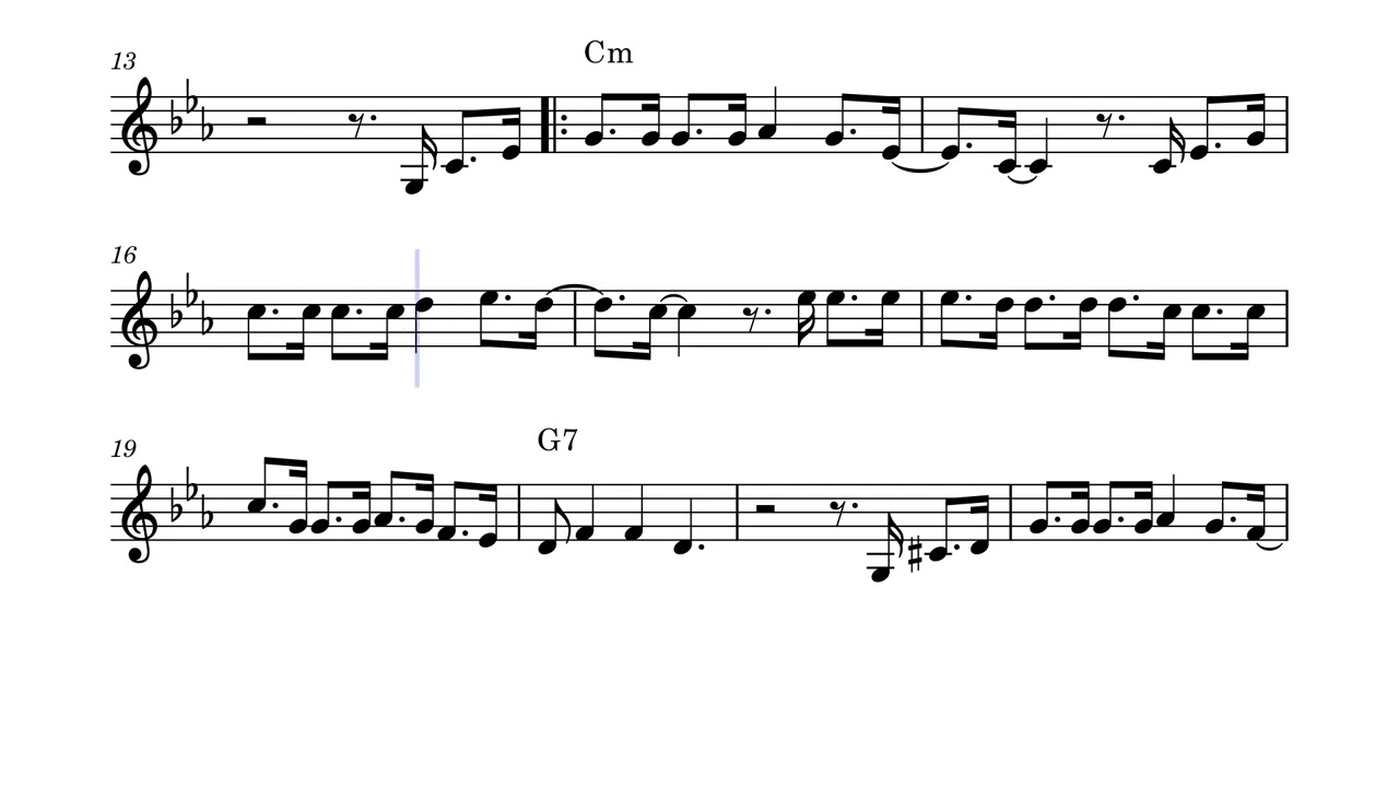 Méditerranéenne – Hervé Vilard 1983 (orgue) (Sheet music - Partition)