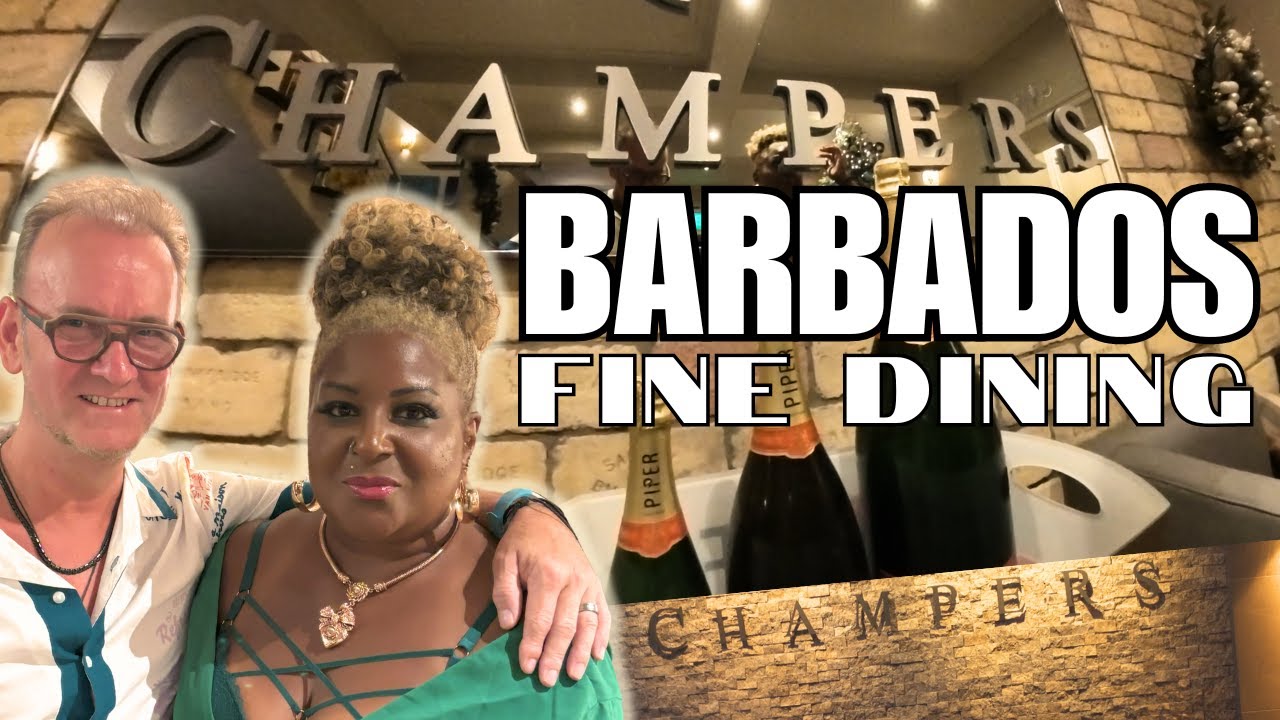 BARBADOS 🇧🇧 CHAMPERS RESTAURANT For ex Troubadour 80th Birthday Celebration