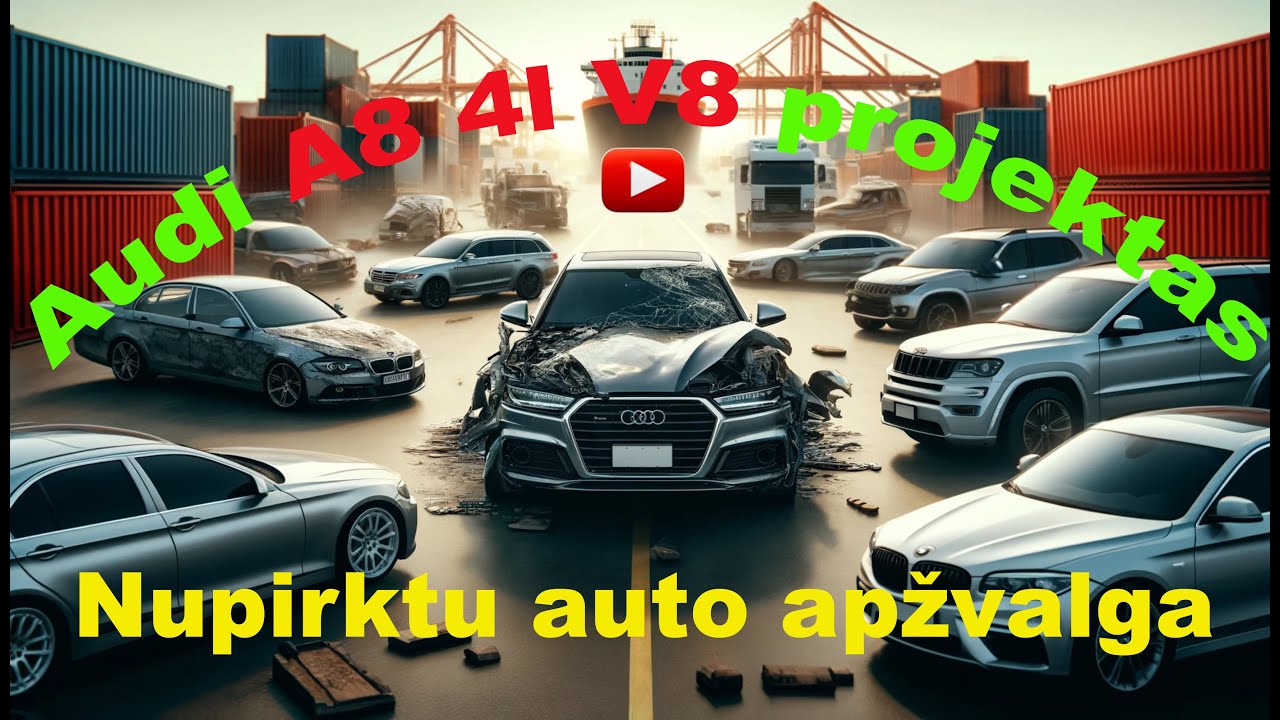 Nusipirkau Audi A8 4.0l V8 už 1400$, Nupirktu automobiliu apžvalga