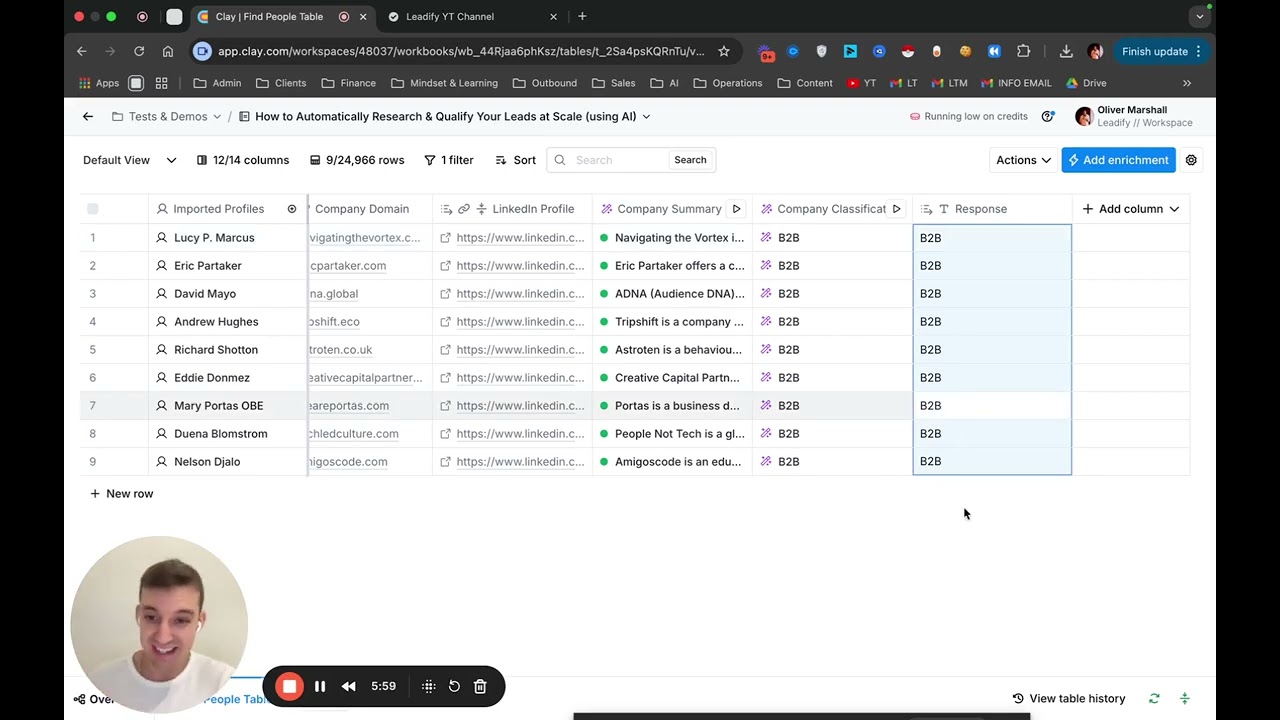 How to Automatically Research & Qualify Your Leads at Scale (using AI)