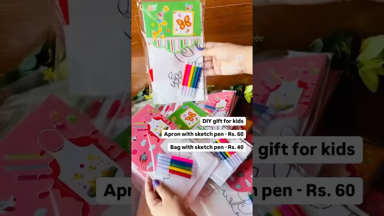 Diy return gift for kids. Diy activity. WhatsApp - 9053194818 #giftideas #birthdayparty #returngift