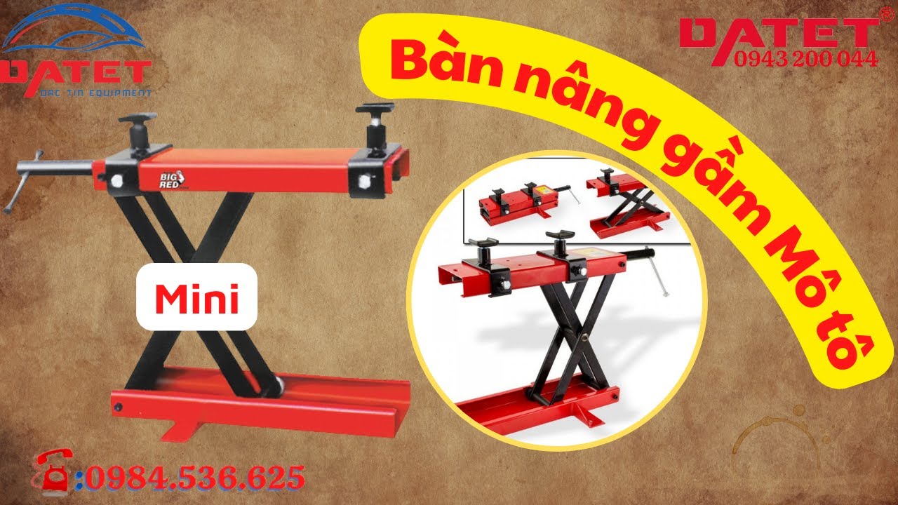 Bàn nâng gầm xe mô tô mini Torin TRE3001. Tải trọng 500kg