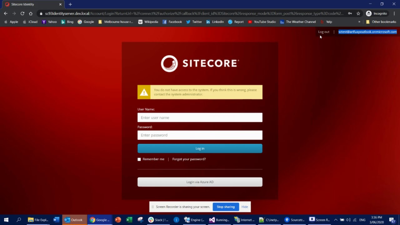 Sitecore Identity Server | Implementing Azure AD Login