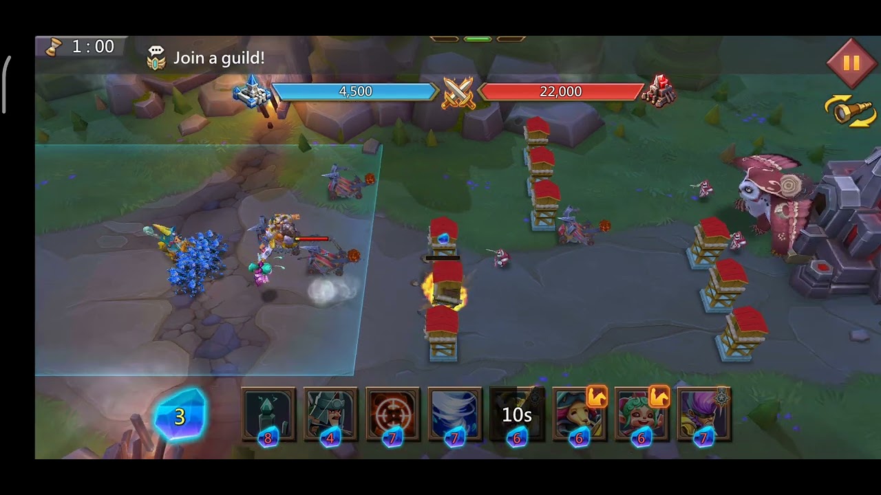 Lords Mobile Vergeway Chapter 6 stage 12 / Hard Level Guide