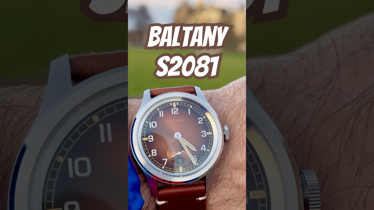 Baltany S2081 Field Watch #baltanywatch #BaltanyS2081 #fieldwatch #browndial #Brownwatch #WW2Watch