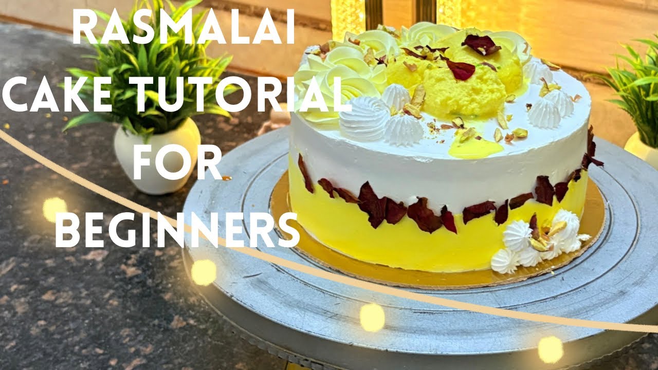 Rasmalai Cake Tutorial | Step-by-Step Decorating Guide ✨|| Soothing & Satisfying Cake Tutorial✨