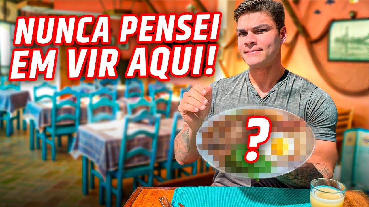 FUI NO RESTAURANTE QUE MAIS TINHA MEDO DE IR!