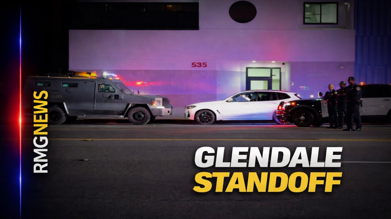 SWAT Blocks Car, Smashes Window After Driver Refuses to Exit in Glendale Standoff.