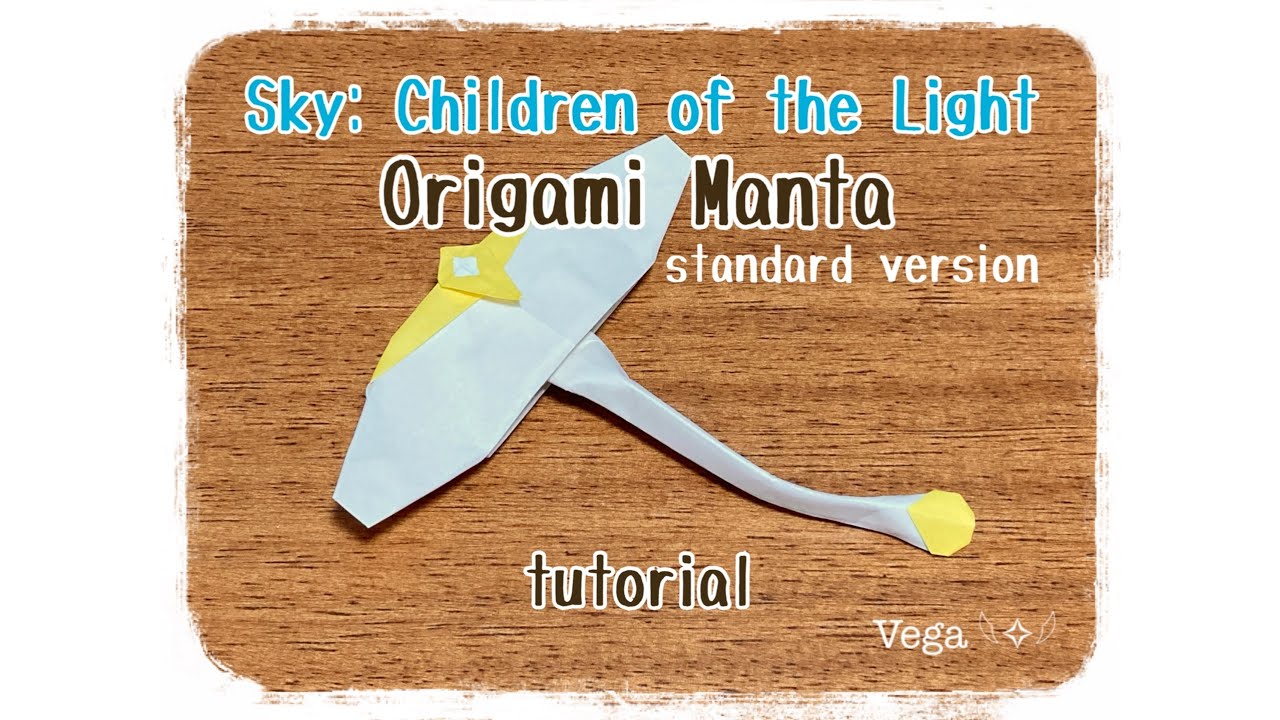 Origami Manta tutorial 1【Sky: Children of the Light】