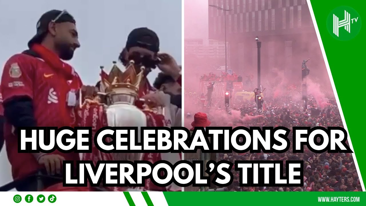 ONE MILLION Liverpool fans CELEBRATE Premier League title at open-top bus parade