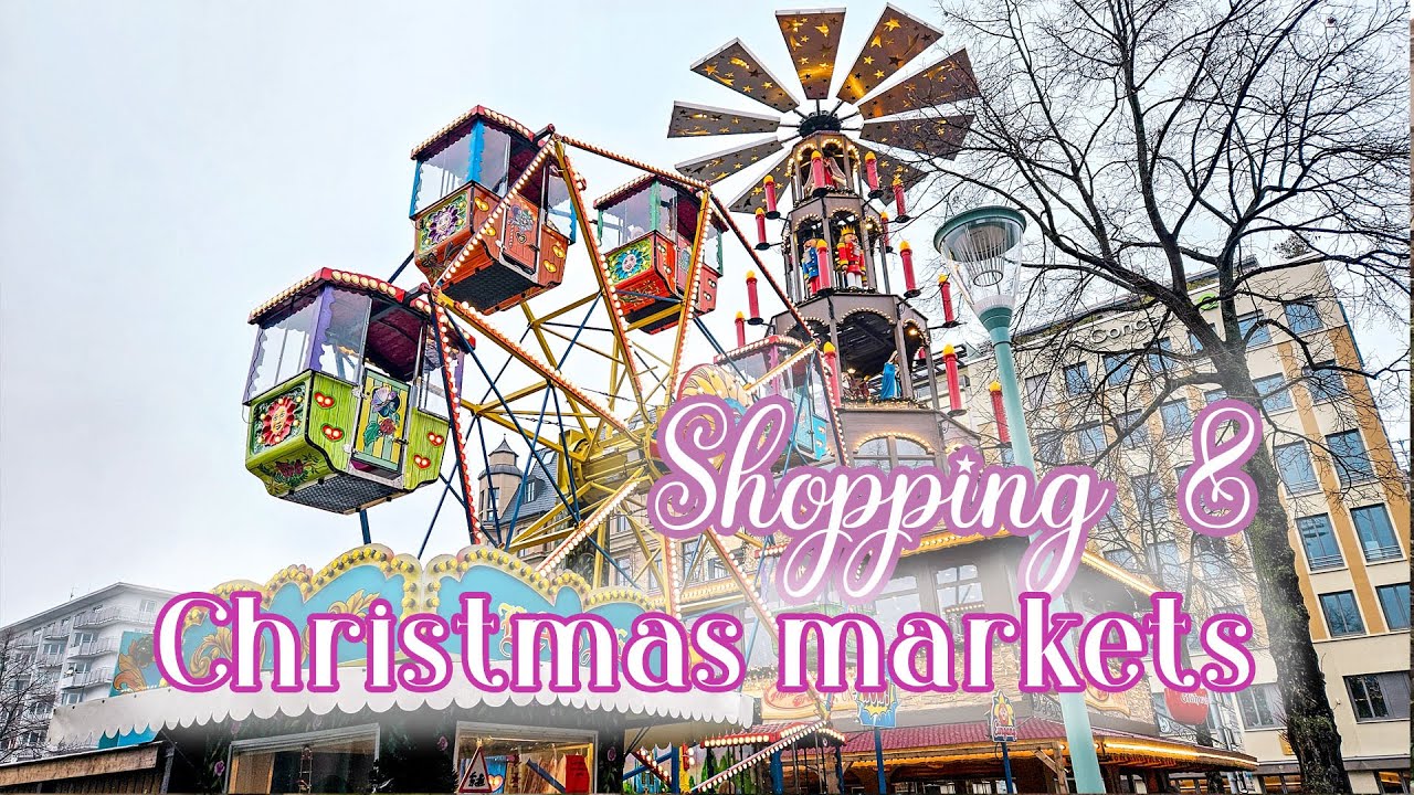 Spending the day shopping and enjoying Christmas markets in Mannheim