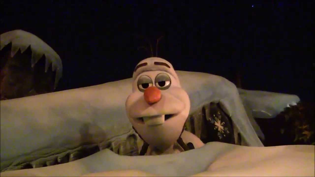 FULL Video of Olaf Sleeping Opening Night of Frozen Royal Reception New Meet & Greet for Anna & Elsa