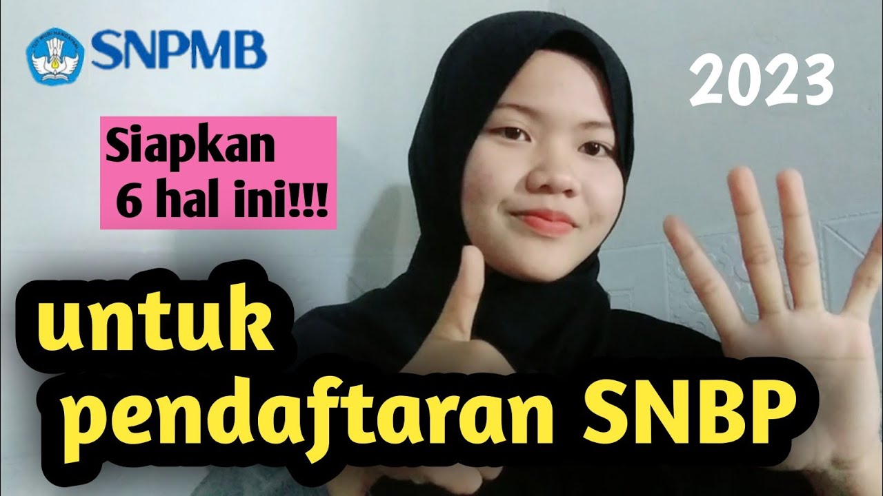 berkas berkas pendaftaran snbp 2023