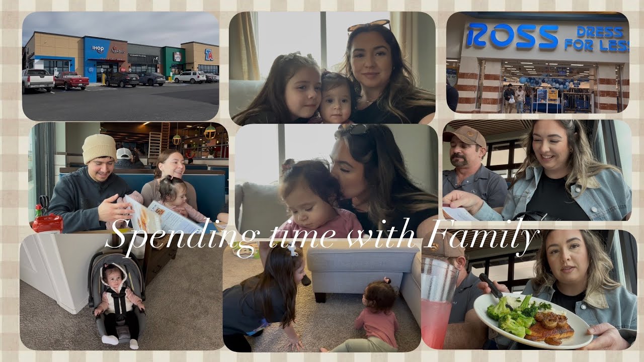 SPENDING TIME WITH FAMILY | Visiting my sister and baby girl Cami | Brunch with dad | Quality Time