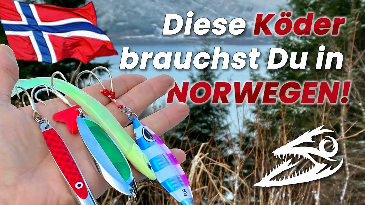 Die besten Angel-Köder für Norwegen vom Ufer! Tipps Tricks + Einkaufsliste Kunstköder!