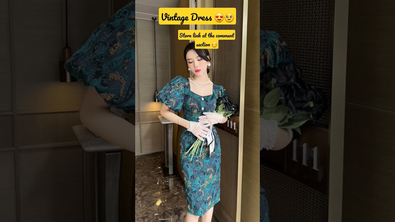 Vintage Dress 😍 🥹  #vintage #dress #vintagedesign #vintagedesign