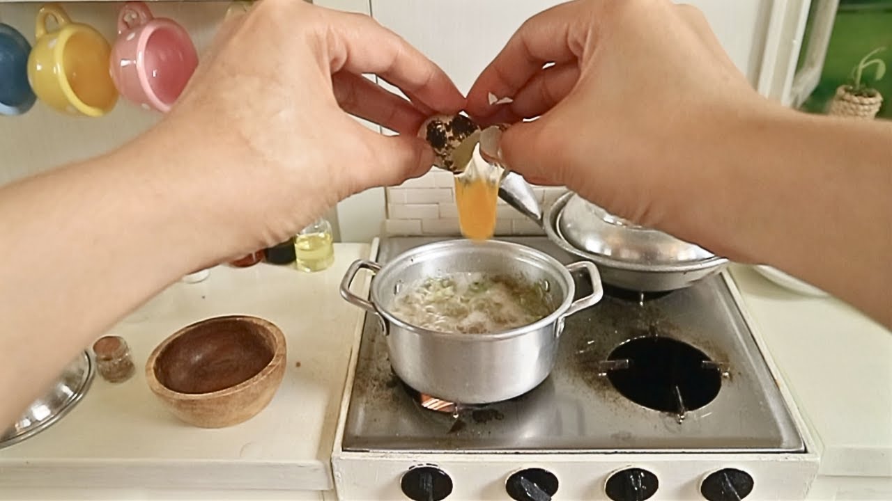 КУХОННЫЙ Мини-кухонный набор ИГРУШКИ ASMR Миниатюрный рецепт кулинарного супа