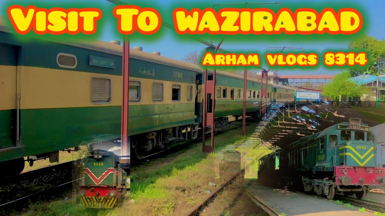 Visit To wazirabad Railway station and wazirabad loco shed 