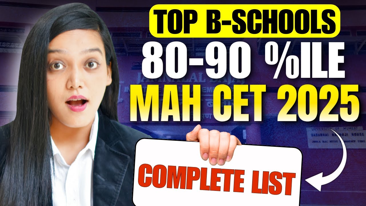 MBA Colleges At 80-90 Percentile in MAH CET 2025 || List Of MBA Colleges Through MBA MAH CET  #mba