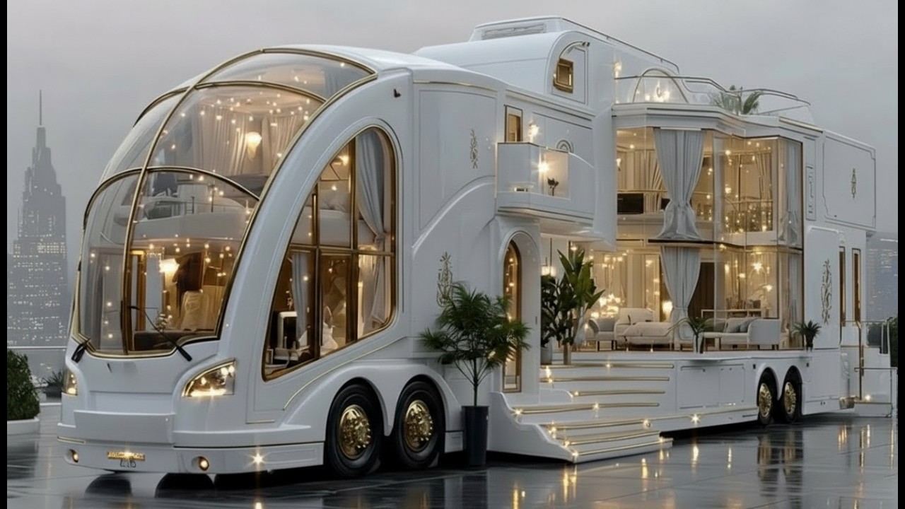 داخل فخامة المستقبل | جولة في منزل Airstream Elysium 2026 المتنقل الفاخر