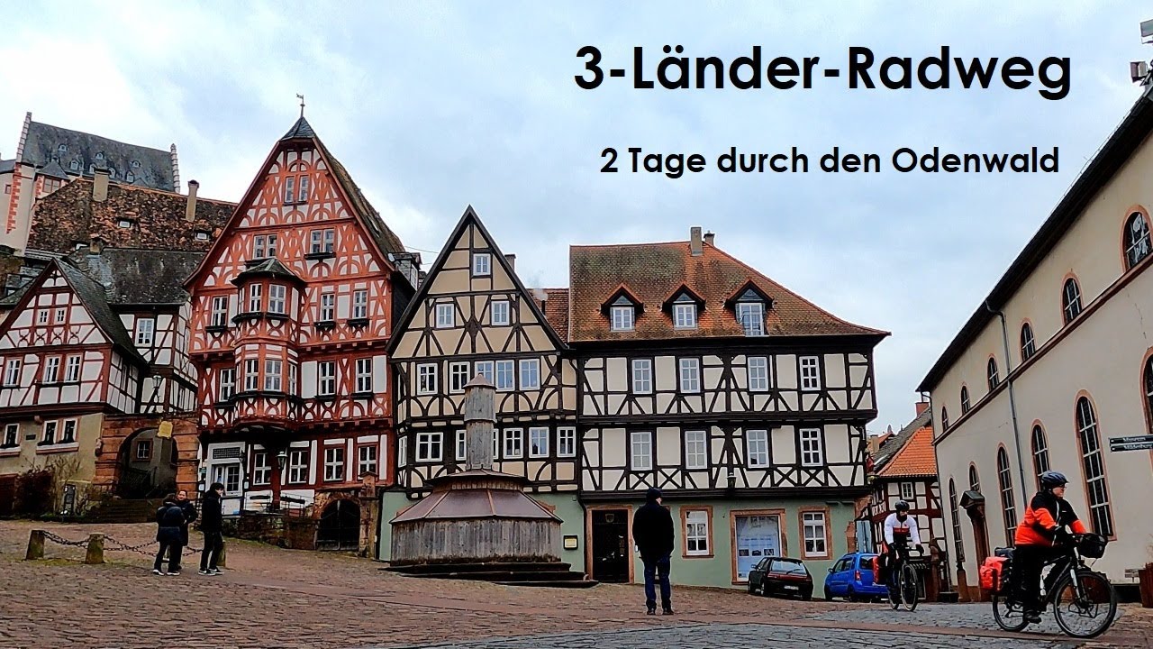 3-Länder-Radweg / zwei Tage durch den Odenwald