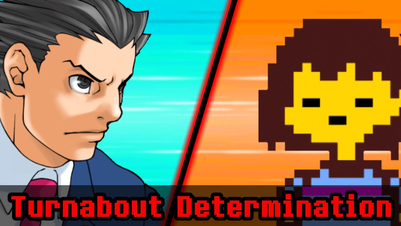 Phoenix Wright Defends Frisk in Court After the Events of UNDERTALE