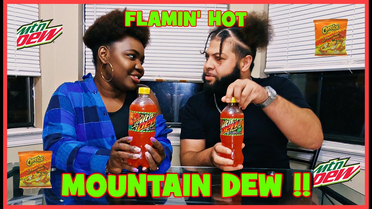 FLAMIN' HOT 🔥 MOUNTAIN DEW 🍈REVIEW!! WAS IT GOOD? 😳😳