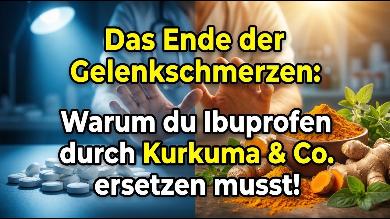 Das Ende der Gelenkschmerzen: Warum du Ibuprofen durch Kurkuma & Co. ersetzen musst!
