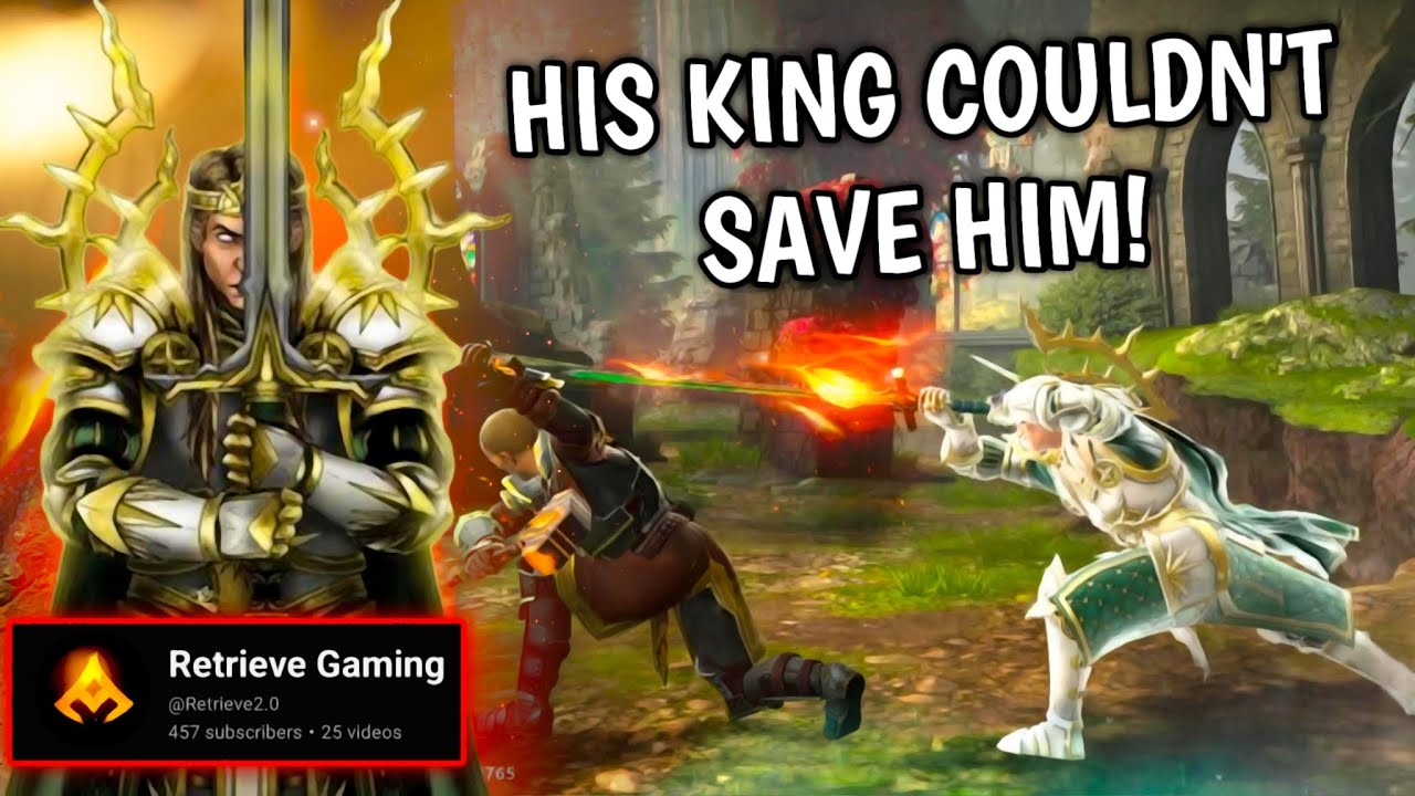 Retrieve Gaming's King couldn't Save Him From My Sarge Hammers ⚒️ 💪-Shadow Fight 4 (ZebraVsRetrieve)
