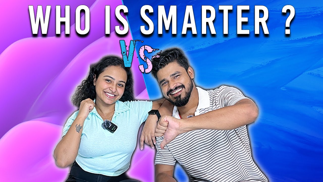 Who is smarter ? IQ Test | boyfriend vs girlfriend | general knowledge challenge | shriraj vlogs