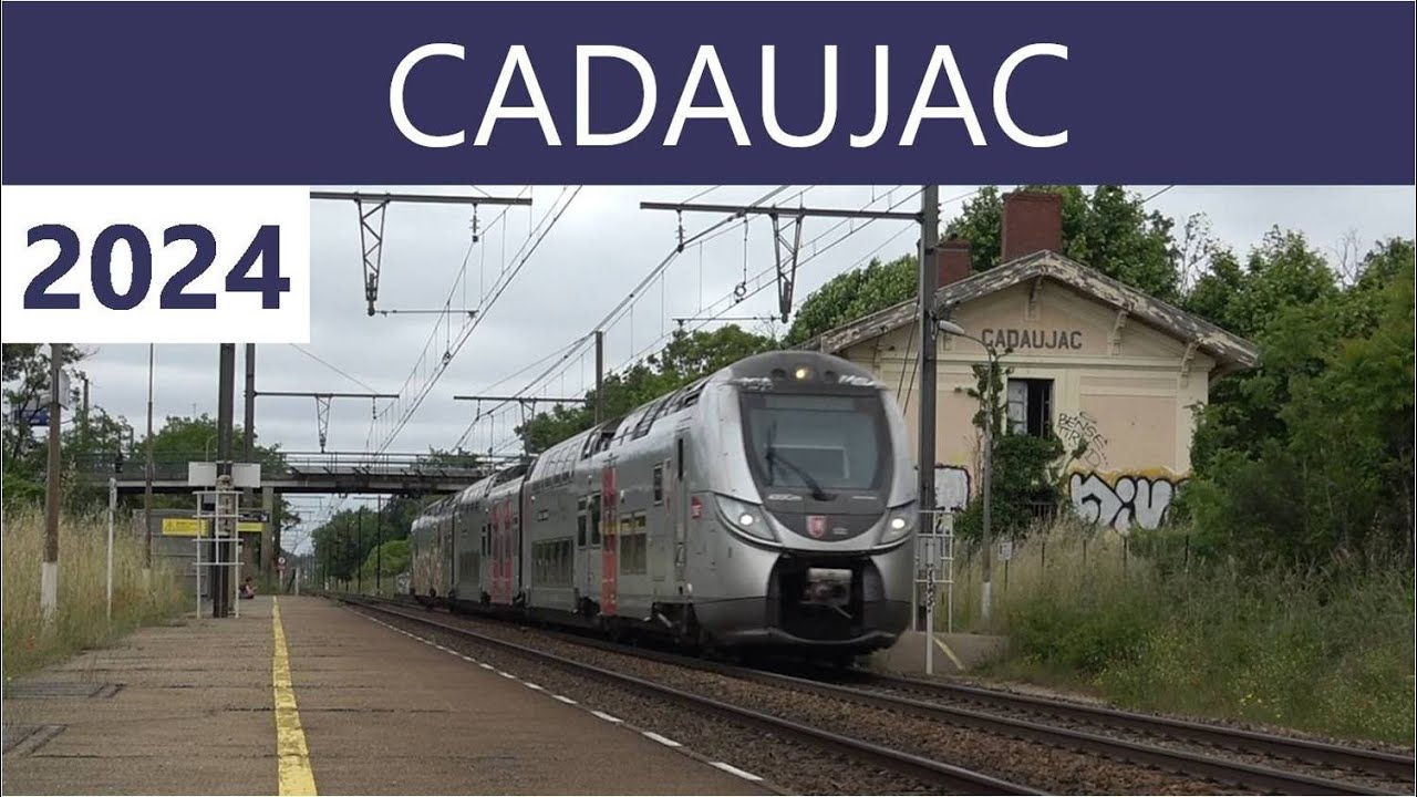 Trains à la gare Gare de Cadaujac - SNCF TER, Intercités, Fret & TGV