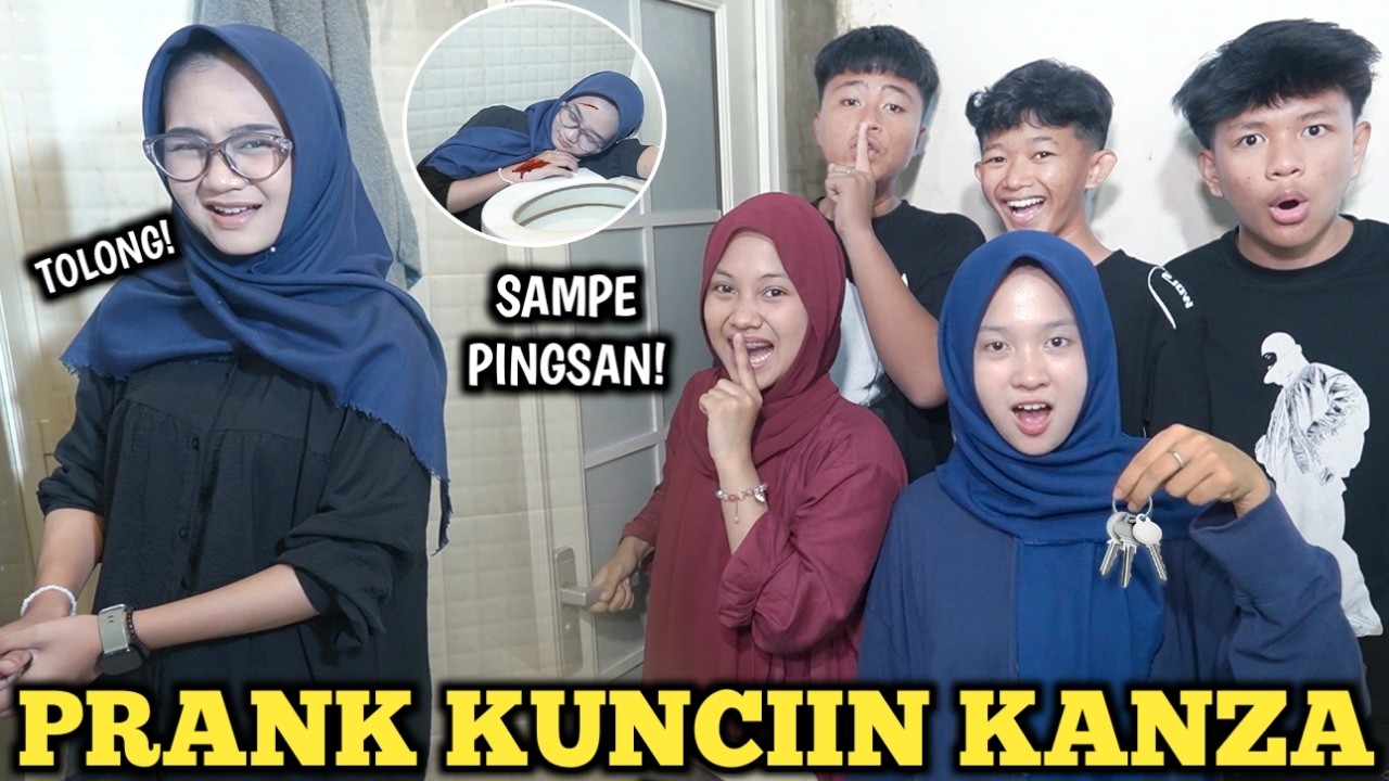 KUNCIIN KANZA DI KAMAR MANDI SAMPE PINGSAN