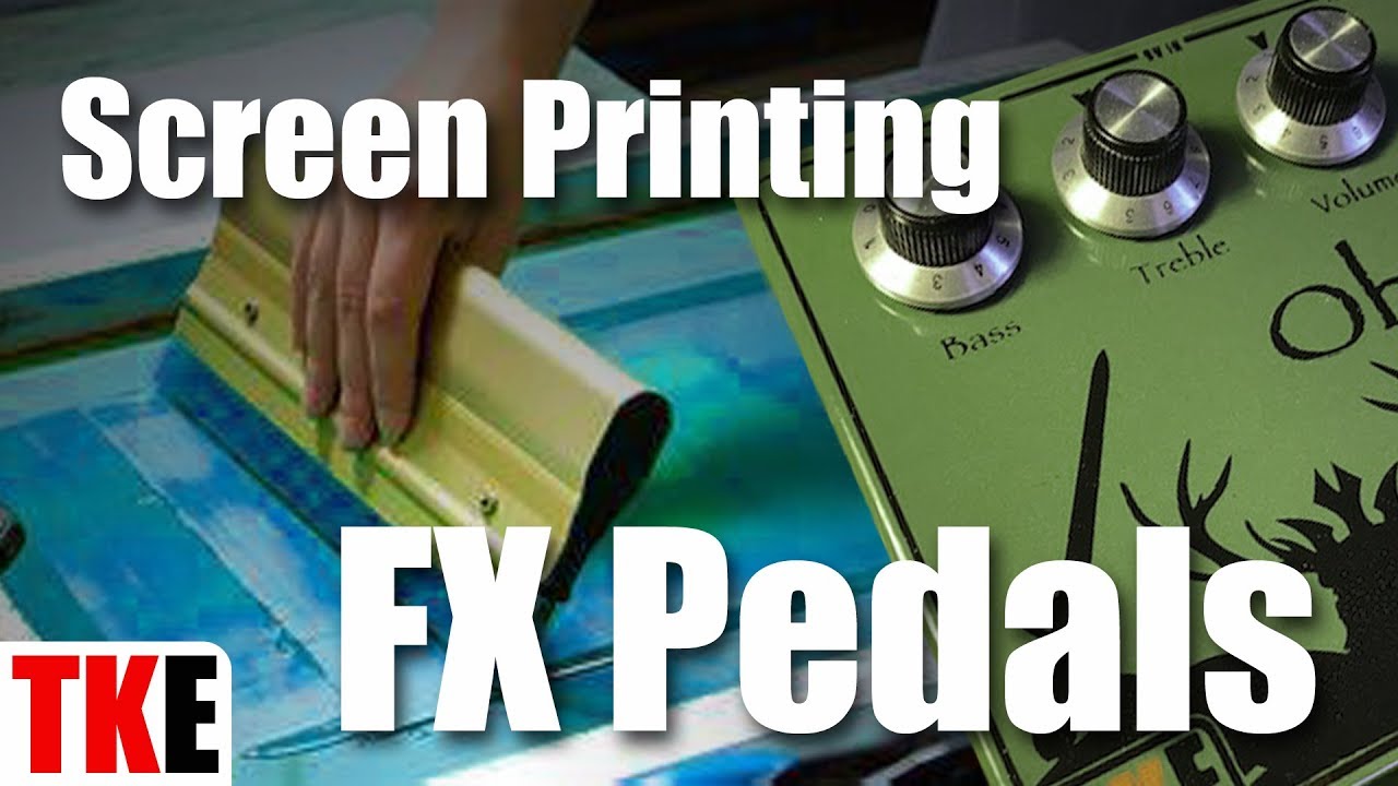 How To Screen Print On Effects Pedals