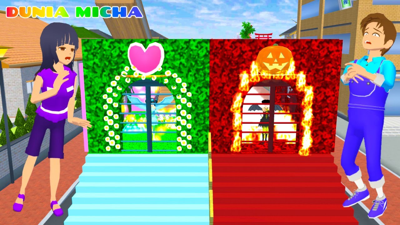 Yuta Masukkan Kucing Dalam Ember 😡 Mio Yang Baik Hati Ditolak Di Neraka 😇 | Sakura School Simulator