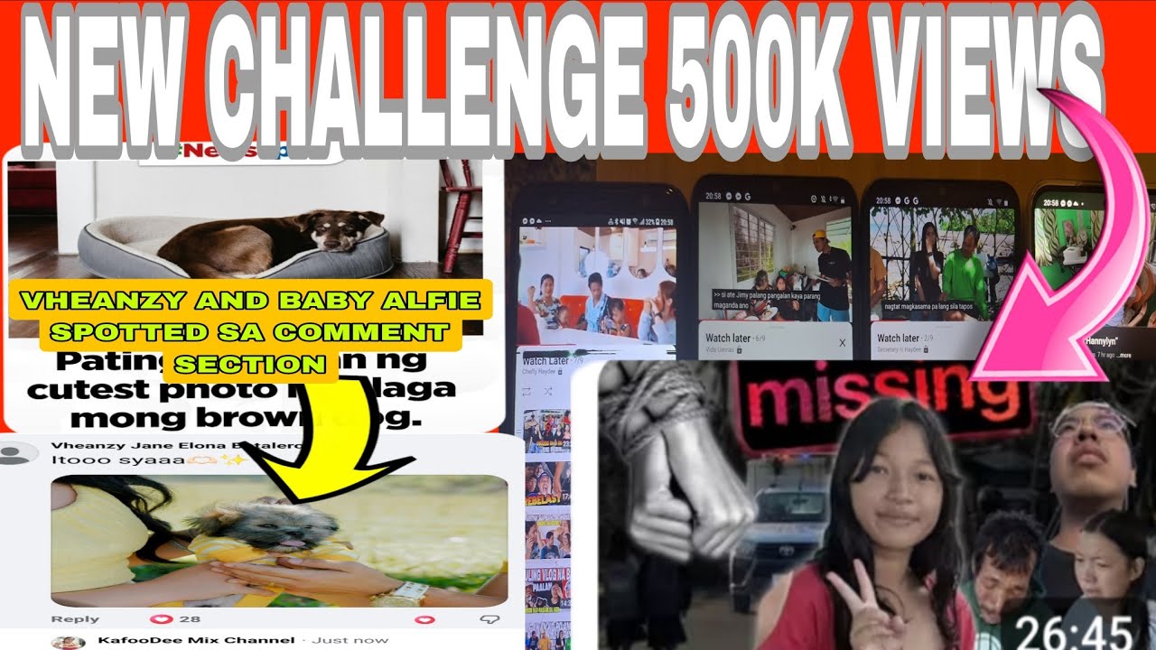 NEW CHALLENGE 500K VIEWS/ANONG UPDATE