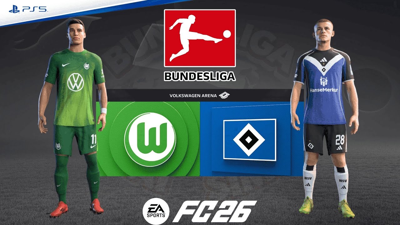 Wolfsburg v Hamburger | Bundesliga 25/26 Matchday 25 | Match Simulation | FC 26 – PS5™ [4K]