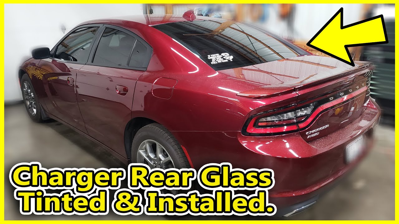 Dodge Charger Rear Glass Window Tint | Heat Shrink and Installation