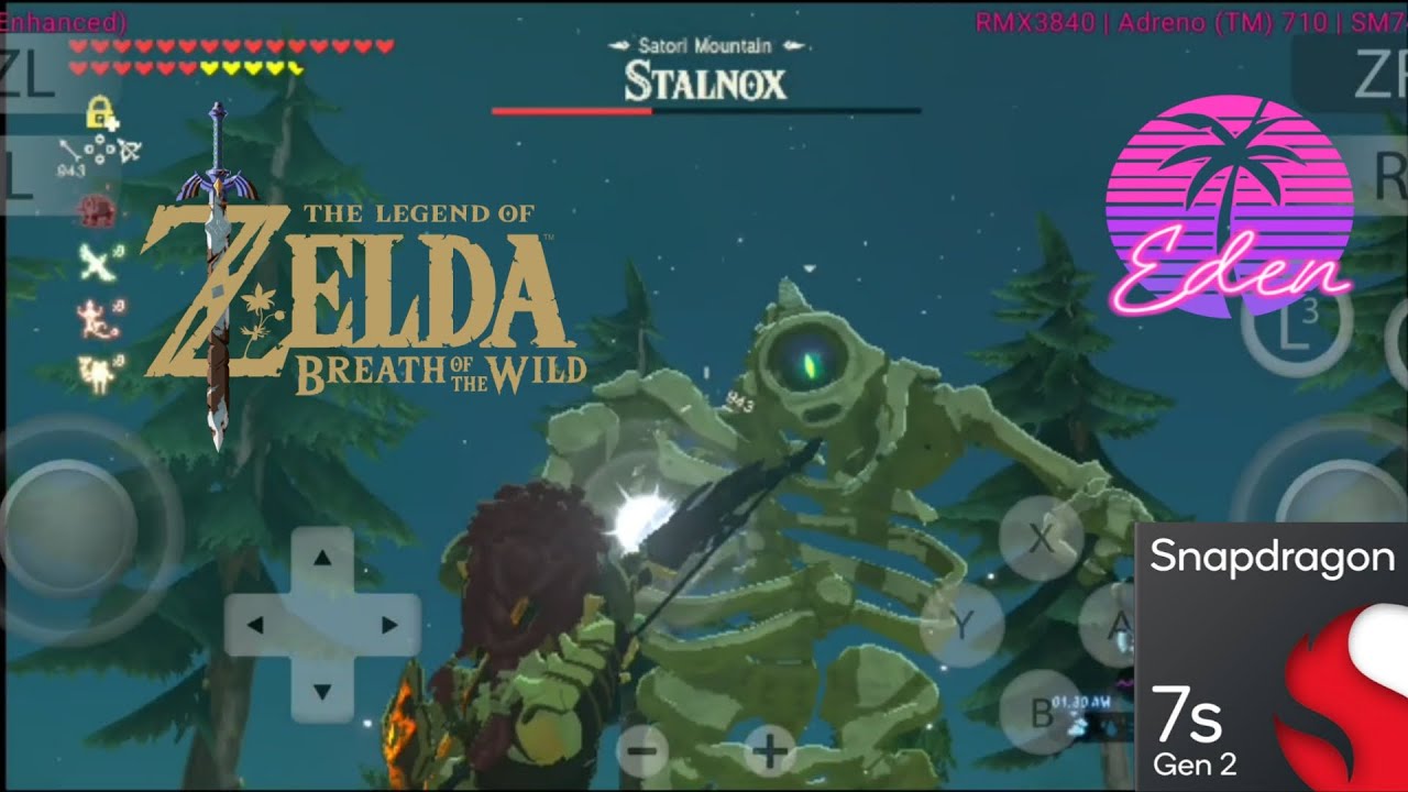 The Legend of Zelda Breath of the Wild - Eden - Snapdragon 7s Gen 2 Realme 12 Pro+
