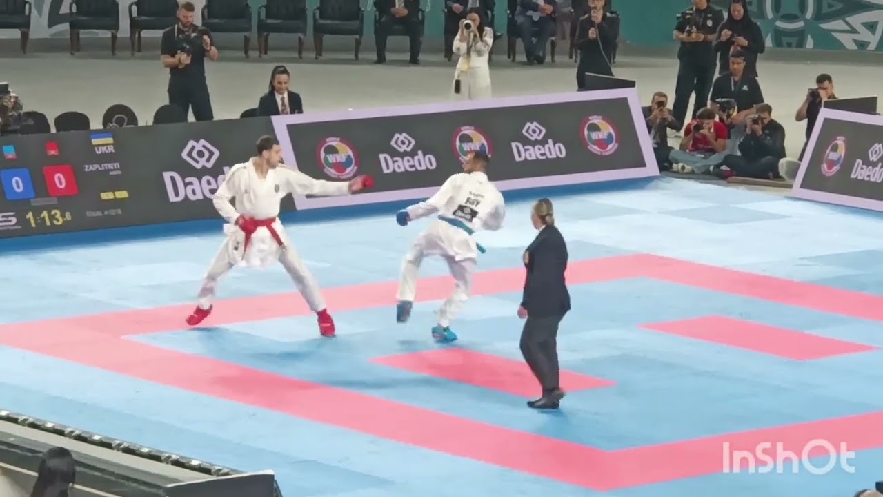 نهائى بطولة العالم للكاراتية 2025 القاهره البطل عبدالله ممدوح والميدالية الذهبية 