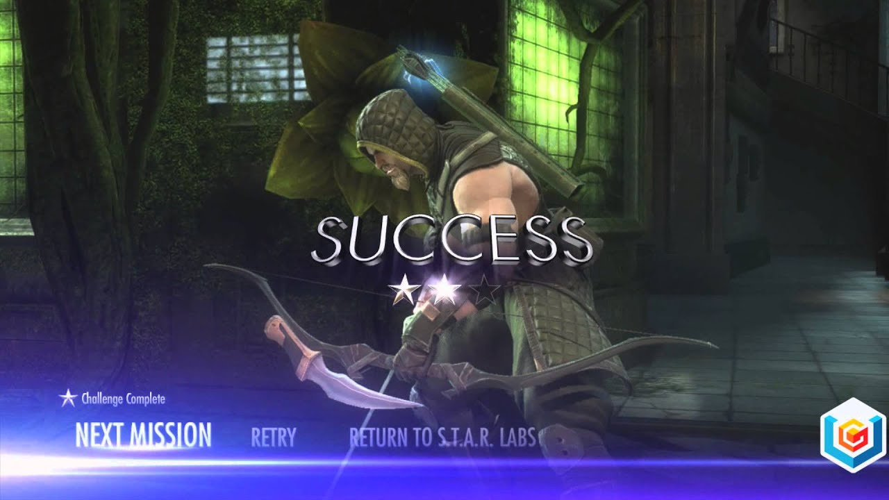 Injustice Gods Among Us Walkthrough -- Green Arrow S.T.A.R Lab Mission 83 -- 3 Stars Guide