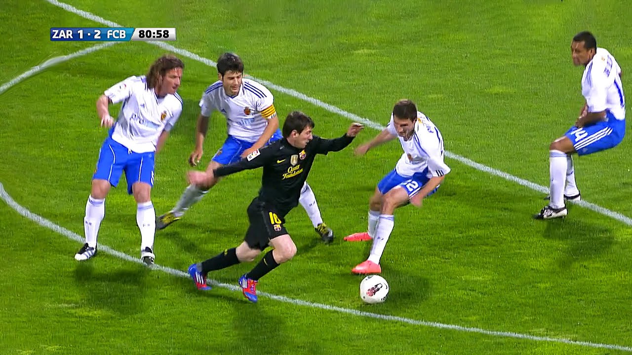 Messi Masterclass vs Real Zaragoza (Away) 2011-12 English Commentary HD 1080i