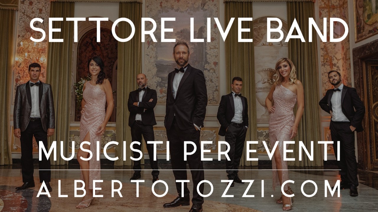 Musica per Matrimonio - Big Live Band Concert Style - 7 elementi