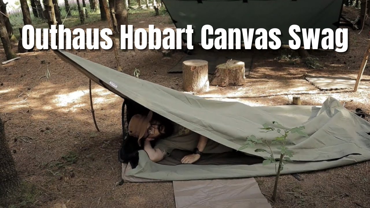 Outhaus Hobart Canvas Swag 900 - Winter Bushcraft