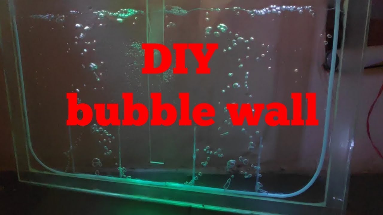 DIY Bubble Wall Using Acrylic Sheets