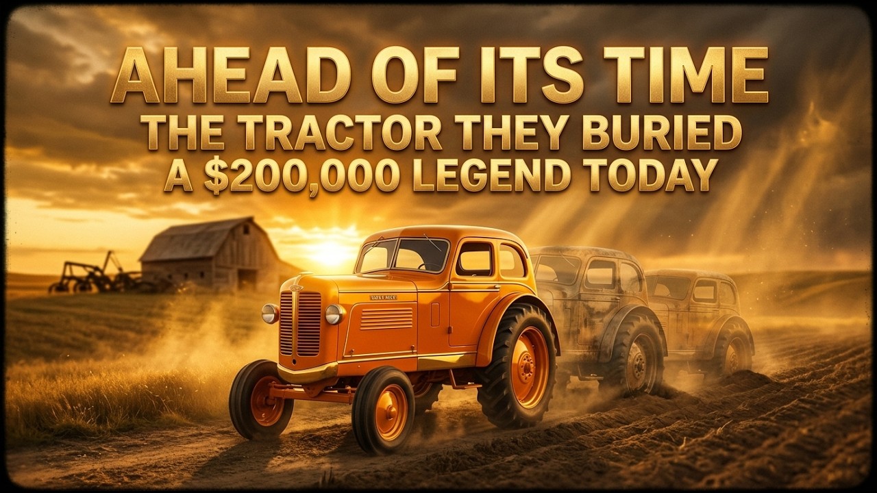 1938’s Legendary UDLX Comfortractor Buried Alive  The Shocking Fate of 150 Tractors