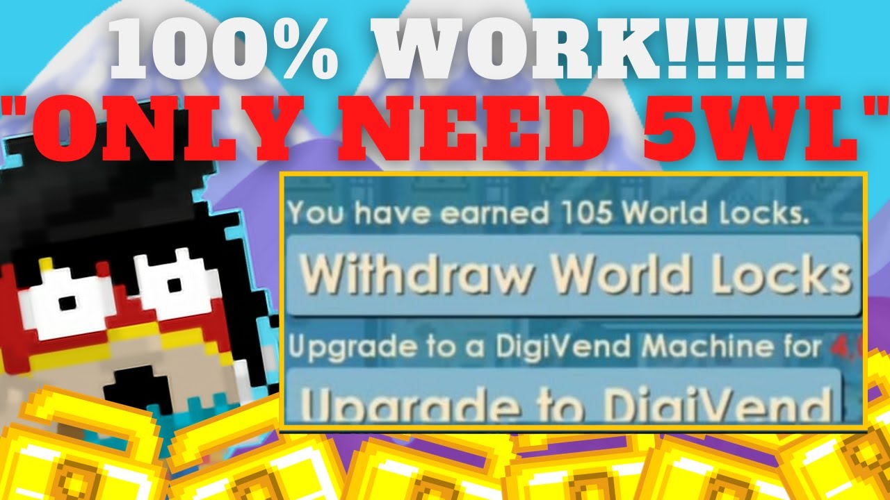 [NO BREAKING]BEST PROFIT IN GROWTOPIA 2021!! NO FARMING ( Lazy Profit ) - Growtopia