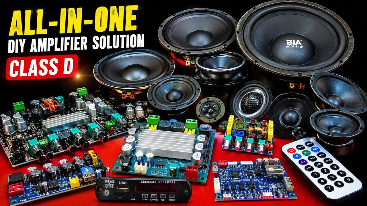 The Ultimate DIY Amplifier Solution | TPA 3116D2 | MP3 | BIA | Subwoofer | #review